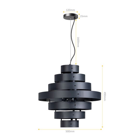 ETH Hanglamp Blagoon - Antraciet