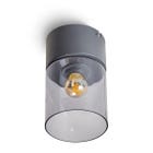 ETH Plafondlamp Sledge Glass - Zwart