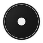 ETH Plafondlamp Loïs Rond+Extra LED Zwart - L