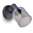 ETH Wandlamp Sledge Glass - Zwart