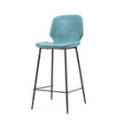 By-Boo Barstoel Seashell low - Blue