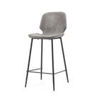 By-Boo Barstoel Seashell low - Grey