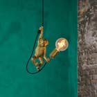 Lucide EXTRAVAGANZA CHIMP - Hanglamp - Ø 18 cm - 1xE27 - Zwart