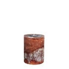 Lifestyle Rustieke Kaars Ludo Ø10X15cm - Cocoa Bruin
