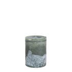 Lifestyle Rustieke Kaars Ludo Ø10X15cm - Mos Groen