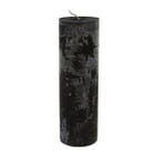 Lifestyle Rustieke Kaars Ronald Ø7X25cm - Zwart