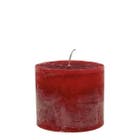 Lifestyle Rustieke Kaars Bert Ø10X10cm - Rood