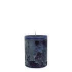 Lifestyle Rustieke Kaars Ludo Ø10X15cm - Donkerblauw