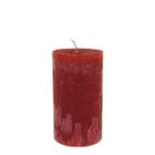 Lifestyle Rustieke Kaars Michel Ø10X20cm - Rood