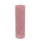 Lifestyle Rustieke Kaars Ronald Ø7X25cm - Oud Roze