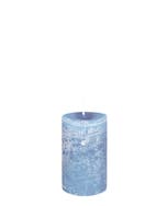 Lifestyle Rustieke Kaars Daniel Ø7X10cm - Major Blauw