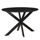 Livingfurn Eettafel Oslo Oval Spider Black Acasia - 160 cm