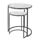 Lifestyle Bijzettafel set Tabia Rond - Wit