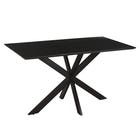 Livingfurn Eettafel Oslo Zwart - 220 cm