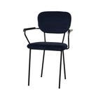Lifestyle Stoel Cleveland met arm - Navy Blauw