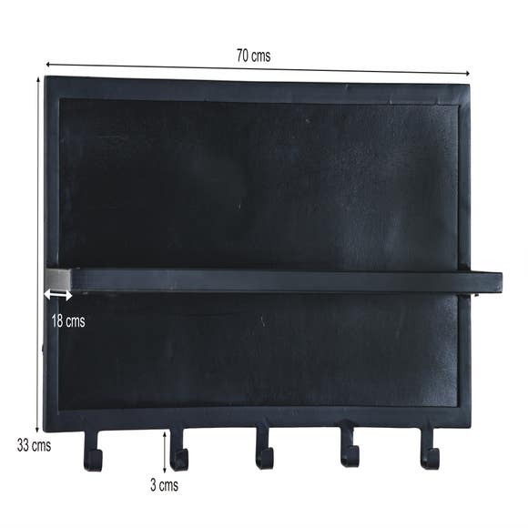 Brix Kapstok  Caro - Black