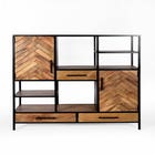 Livingfurn Boekenkast Brooklyn 140cm