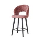Richmond Barstoel Savoy - Rose Chenille - 100 cm