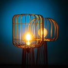 ETH Vloerlamp Steve Curvy - Zwart