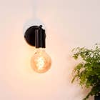 Lucide LEANNE - Wandlamp - 1xE27 - Zwart