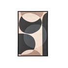 By-Boo Wanddecoratie Ato Small - Zwart