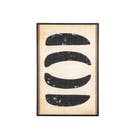 By-Boo Wanddecoratie Kyoto Small - Zwart