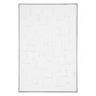 By-Boo Wanddecoratie Mud 80x120 cm - Wit