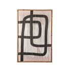 By-Boo Wandpaneel Yoko small - Zwart