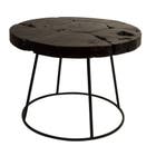 Dutchbone Bijzettafel KRATON CHOCOLATE Zwart L