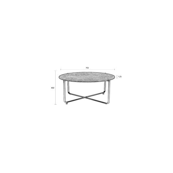 Maison Bobby Salontafel Timpa Marmer - Groen