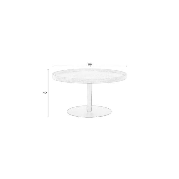 Maison Bobby Bijzettafel Yuri M - Zwart