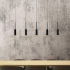 Lucide TUBULE - Hanglamp - LED - 5x7W 2700K - Zwart