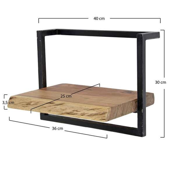 Reefs Interior Wandplank Acasia 40cm
