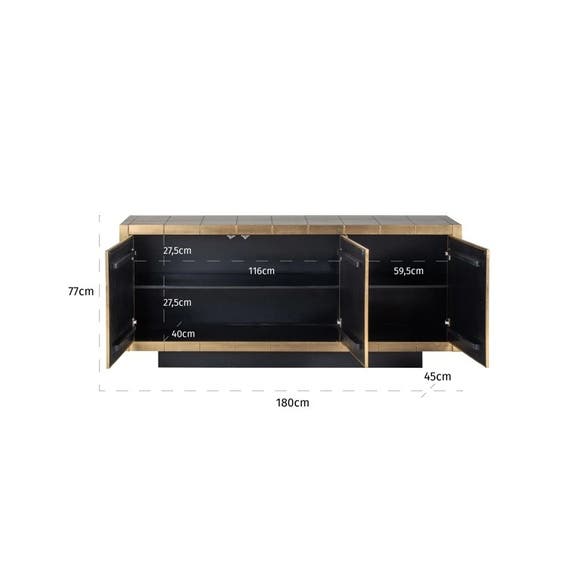 Richmond Dressoir Collada - 3-Deurs