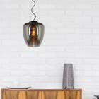 Lucide FLORIEN - Hanglamp - Ø 28 cm - 1xE27 - Fumé