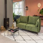 DP-Home 3 zits bank Tifany Velvet - Groen