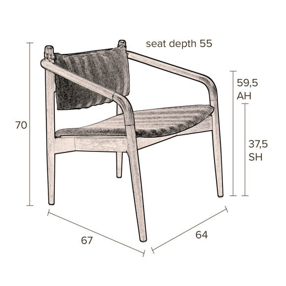 Dutchbone Fauteuil TORRANCE