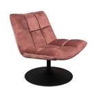 Dutchbone Fauteuil BAR VELVET Oud Roze