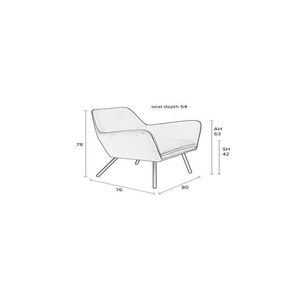 Maison Bobby Fauteuil Bon - Groen