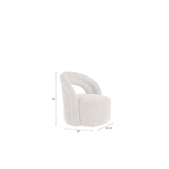 Dutchbone Fauteuil Seina - Beige