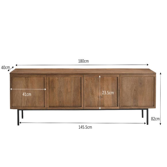 Livingfurn TV-Meubel Elan 180 cm - Natural