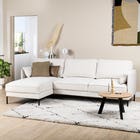 DP-Home Hoekbank Robert Links Stof - Naturel