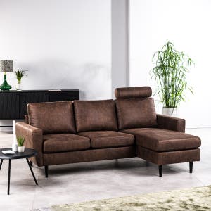 DP-Home Hoekbank Lisboa - Bruin