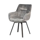 DP-Home Eetkamerstoel Alita Velvet Grijs
