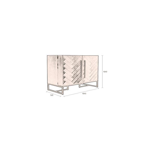 Dutchbone Kabinet / Wijnkast CLASS Zwart