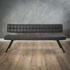 Reefs Interior Eetkamerbank Katy 180cm - Zwart