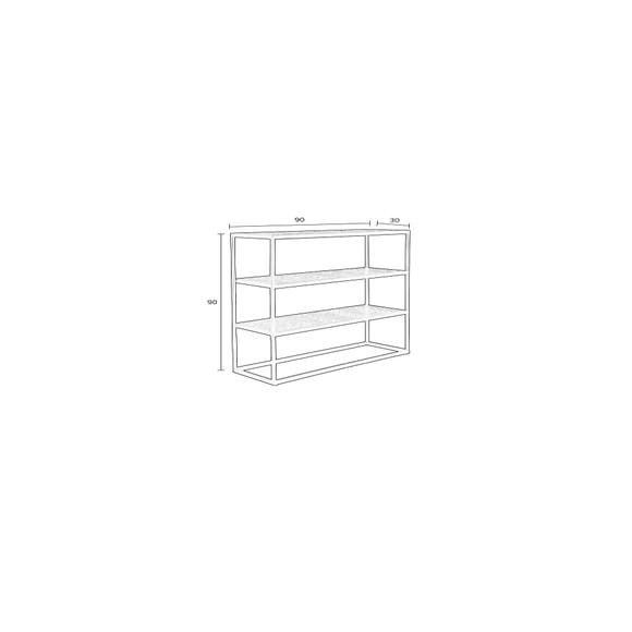 Maison Bobby Wandkast PARKER Zwart