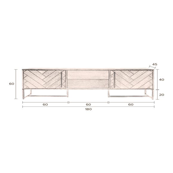 Dutchbone Dressoir CLASS Laag