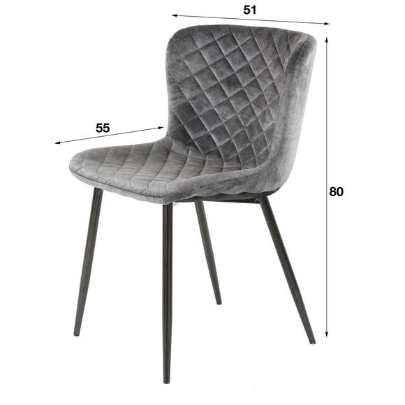 Reefs Interior Stoel Bend Velvet - Taupe