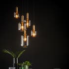 Lucide JOANET - Hanglamp - Ø 71 cm - 5xE27 - Fumé